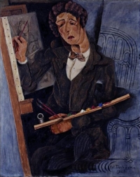 Antonín Procházka, Maliar, olej, plátno, 70 x 55, 1923, zdroj: gmb.sk