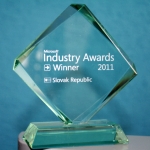 Ocenenie víťaz Microsoft Industry Awards 2011, foto: Miloslav Ofúkaný